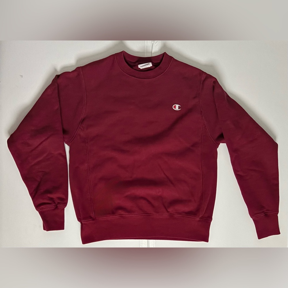 Champion Men's Burgundy Crewneck Sweater